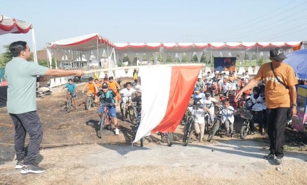 kegiatan Fun Bike dan Color Run Tutup Perayaan HUT RI Desa Matekan