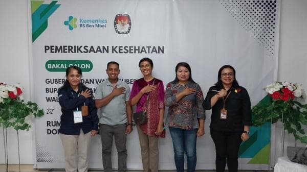 Empat Paslon Bupati Wakil Bupati TTU Selesai Periksa Kesehatan