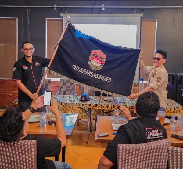 Musda ID42NER Chapter Bekasi, Om Rizki Terpilih Jadi Ketua Chapter Bekasi Periode 2024-2026