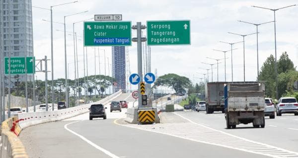 Penyesuaian Tarif Jalan Tol Ruas Pondok Aren - Serpong Dalam waktu Dekat