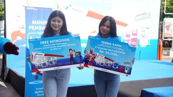 Tantangan Belanja di Bright Store SPBU, Pelanggan E-Voucher Rp500 Ribu