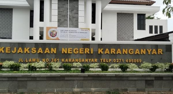 Kejari Karanganyar Terima Uang Rp 150 Juta, Pengembalian Terkait Kasus Korupsi BumDes Berjo