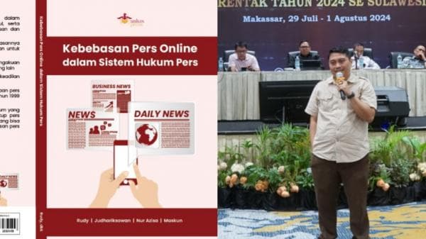 Kejati Sulsel dan Fakultas Hukum Unhas Terbitkan Buku Kebebasan Pers Online dalam Sistem Hukum Pers