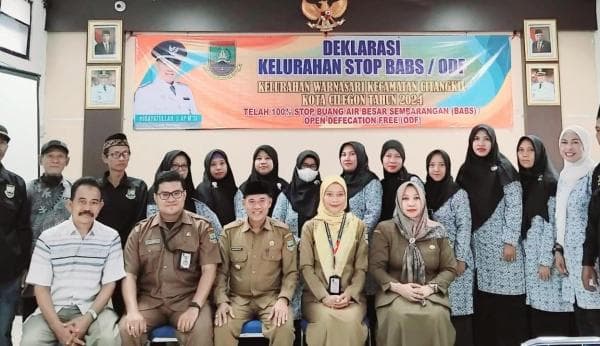 Terapkan Prilaku Sehat, Puskesmas Citangkil 2 Gelar Deklarasi Stop BABS di Kelurahan Warnasari