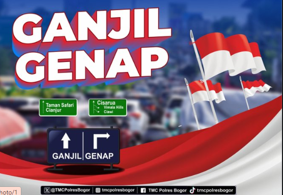 Ganjil Genap Puncak Bogor Hari Ini Sabtu, 21 September 2024 Mulai Jam Berapa?