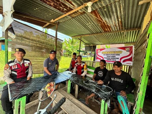 Dalam Rangka Operasi Mantap Praja Lancang Kuning 24, Sat Samapta Polres Dumai Gelar Kegiatan