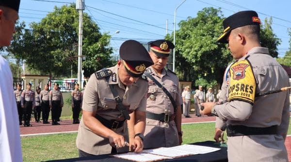 Pimpin Sertijab Kapolsek Petarukan, Kapolres Pemalang Ucapkan Terimakasih atas Dedikasi Anggota