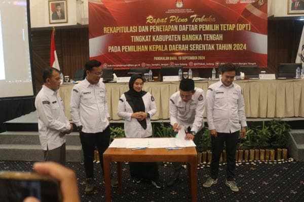 144 Ribu Lebih Orang Terdaftar di DPT Pilkada Bangka Tengah 2024