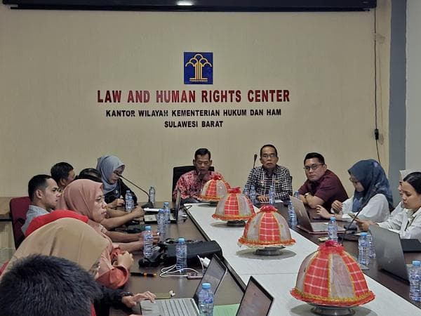 Kanwil Kemenkumham Sulbar Lakukan Harmonisasi Produk Hukum di 2 Kabupaten