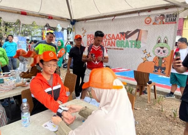 Indira-Ilham Pikat Hati Masyarakat Lewat ORANGe CARE: Prioritaskan Kesehatan Warga