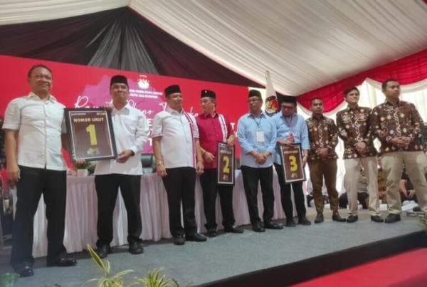 Pilkada Balikpapan: RM-Bagus Nomor Urut 1, Rendy-Eddy Nomor 2 dan Syabani-Syukri Nomor 3