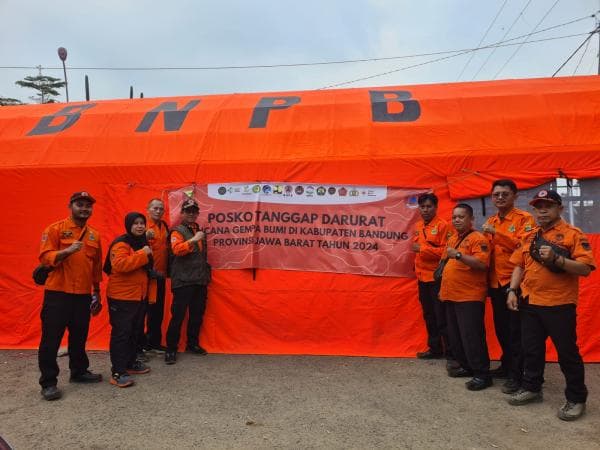 Cianjur Bantu Logistik Bagi Penyintas Gempa Bandung