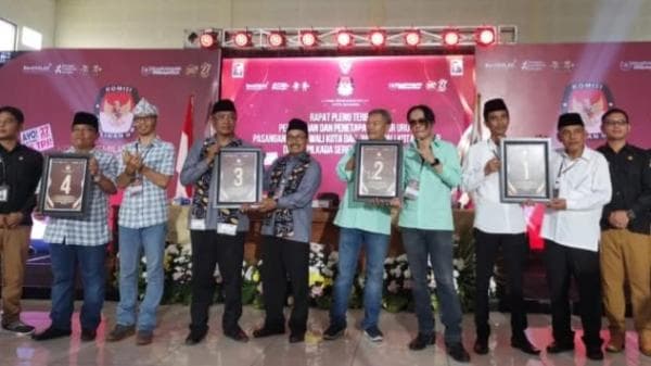 4 Pasangan Calon Resmi Bertarung di Pilkada Kota Banjar 2024