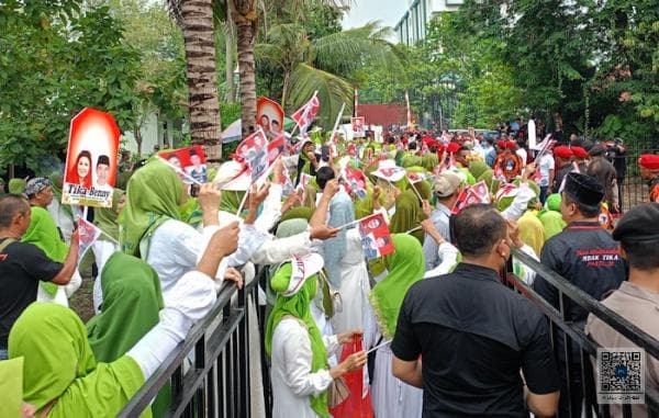 Dipadati Ribuan Pendukung, Nomer urut Paslon Bupati dan Wakil Bupati Kendal Diundi dan Ditetapkan