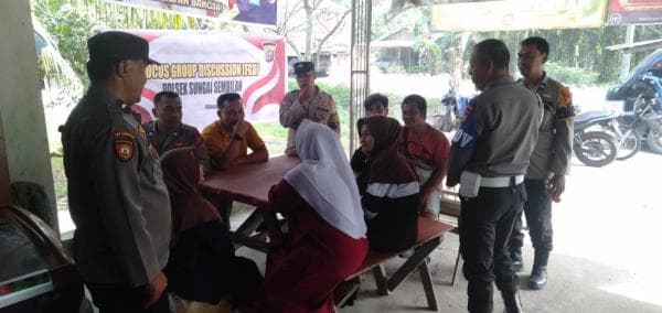 Polsek Sungai Sembilan Laksanakan FGD Dalam Rangka Menyambut dan Mengamankan Tahapan Pilkada