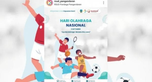 Hari Olahraga Nasional Jadi Momen Penting Bagi RSUD Pandega Pangandaran