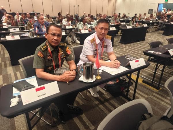 Wakapuskes TNI Laksma TNI Tjahja Nurrobi Hadiri ICMM ke-45 di Brisbane