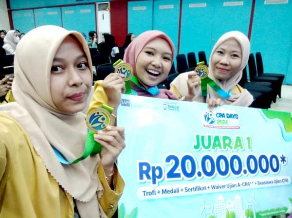 Mahasiswa FEB Unsoed Sabet Juara 1 Certified Public Accountant Days 2024