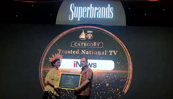 iNews TV dan Okezone Raih Penghargaan Superbrands 2024