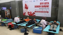 KAI Daop 6 Gelar Aksi Donor Darah di Stasiun Solo Balapan