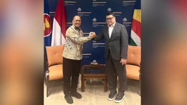 Cagub Sultra Ruksamin Hadiri Makan Malam di Kantor Special Envoy Presiden Seychelles untuk ASEAN