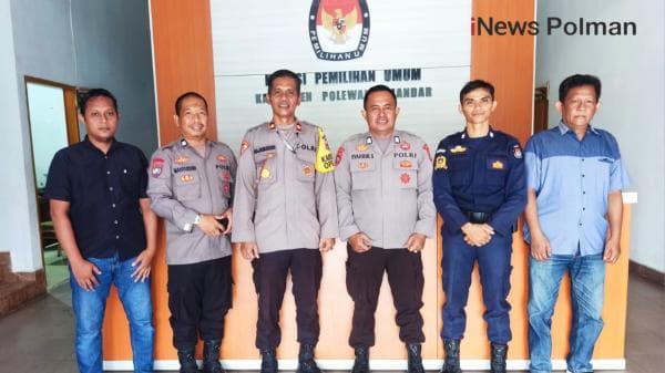 Pengawasan Ketat Polres Polman, KPU dan Bawaslu Jadi Fokus Pengamanan