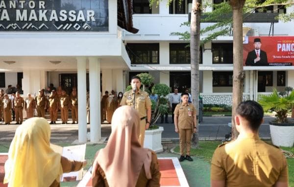 Pjs Arwin Azis Ajak ASN-non ASN Pemkot Makassar Halau Ideologi yang Bertentangan dengan Pancasila