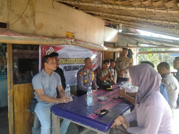 Polsek Sungai Sembilan Gelar Kegiatan FGD Guna Hadapi Pilkada Serentak Tahun 2024