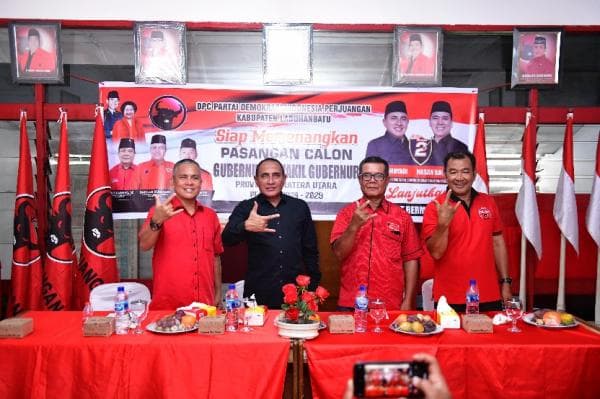 DPC PDIP Labuhanbatu Siapkan 1.400 Saksi Kawal Suara Edy-Hasan di TPS 