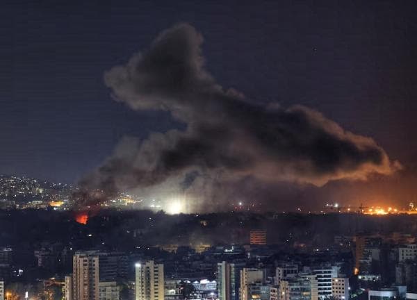 Israel Bombardir Pusat Kota Beirut, 6 Orang Dikabarkan Tewas