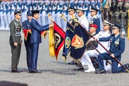 Grup 1 Kopassus Terima Tanda Kehormatan Samkarya Nugraha dari Presiden RI