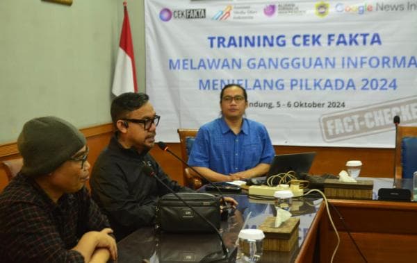 AMSI Jabar Training Cek Fakta Lawan Gangguan Informasi Jelang Pilkada 2024