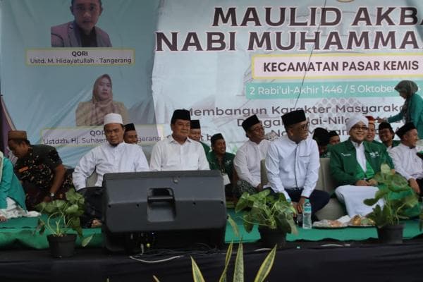 Hadiri Undangan NU : Cabup Maesyal Rasyid Janji Bangun Asrama Santri