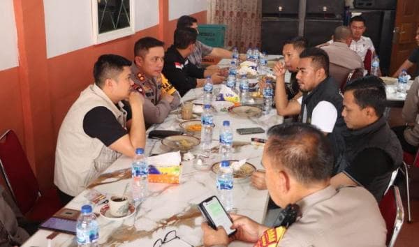 Kapolres Gelar Pertemuan dengan Bawaslu dan KPU Pelalawan