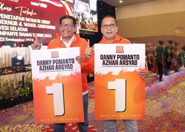 Sepekan Awali Kampanye Pilgub Sulsel, Danny-Azhar Kunjungi 80 Titik