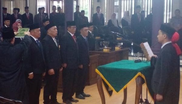 Nanang Permana Kembali Dilantik Jadi Ketua DPRD Ciamis