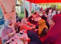 INIMI Sosialisasi Sambil Pemeriksaan Kesehatan Gratis di Manggala, Warga: Sangat Bagus Semoga Menang