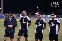 Potret Pemain Timnas Indonesia Antusias Ikuti Latihan Perdana Persiapan Lawan Bahrain