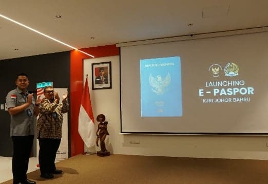 KJRI Johor Bahru Resmi Luncurkan Layanan E-Paspor untuk WNI