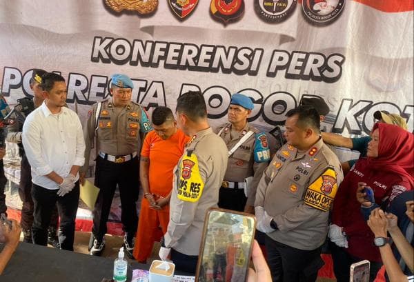 Polresta Bogor Kota Tangkap Preman Pasar Tumpah Jalan Merdeka, Terjerat Kasus Pemalakan dan Narkoba