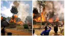 Kebakaran Rumah Adat di Kampung Kahale Sumba Barat, 61 Jiwa Kehilangan Tempat Tinggal