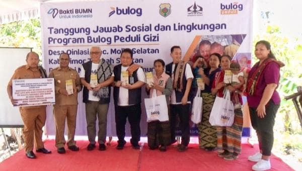 Bulog NTT Salurkan Bantuan Gizi untuk Atasi Stunting di Timor Tengah Selatan