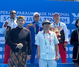 Atlet Para Renang NPCI Kabupaten Bogor Wahyu Sumbang Emas Kedua Bagi Jawa Barat di Peparnas 2024