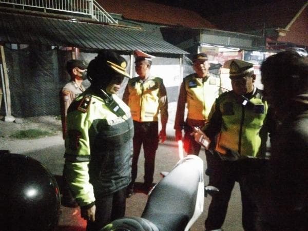 Polres Nganjuk Gelar Patroli Besar, Jamin Keamanan hingga Pelosok Desa