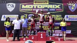 Pembalap kabupaten Bogor Ziven Raih Podium Pertama Kejurnas Motoprix di Sirkuit Mizen Semarang