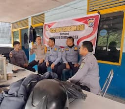 Polsubsektor Laksanakan Cooling System Berupa FGD di Pos Checking Dishub