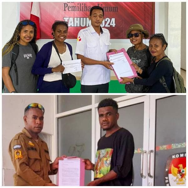 Aliansi Pemuda dan Aktivis Papua Serahkan Surat Tuntutan ke KPU dan Bawaslu Papua Barat Daya