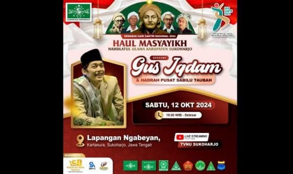 Meriahkan Hari Santri Nasional, Gus Iqdam Bakal Hadir di Kartasura