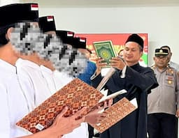 4 Napiter Lapas Pasir Putih Nusakambangan Ikrar Setia Kepada NKRI