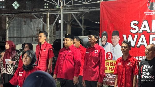 PDI Perjuangan Surabaya Kampanye Risma-Gus Hans dan Eri-Armuji, Dukungan Warga Kampung Mengalir